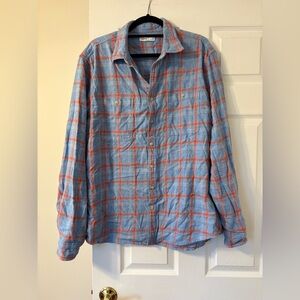 Sonoma Men’s Flannel Button Down - like new